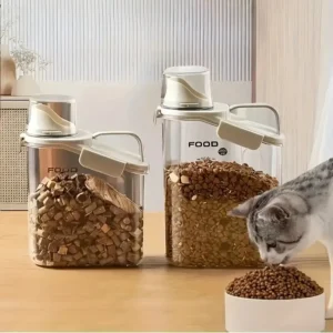 dog and cat food storage